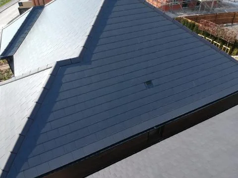 Roofing survey Stock Photos