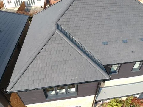 Roofing survey Stock Photos