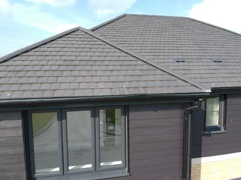 Roofing survey Stock Photos