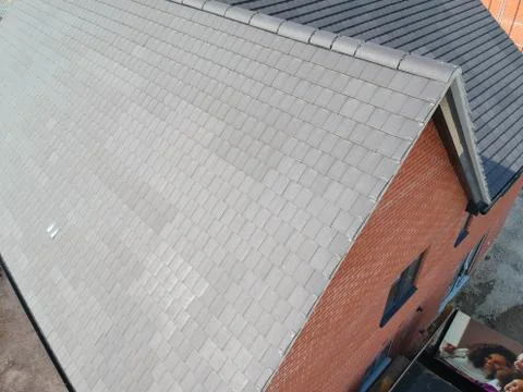 Roofing survey Stock-Fotos