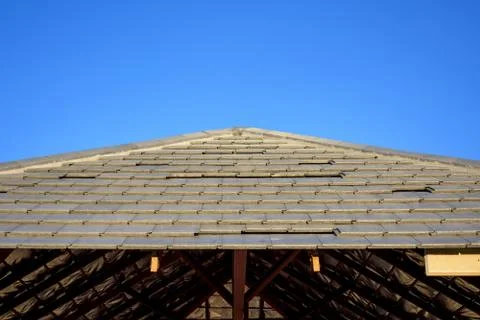 Roofing tiles Stock-Fotos