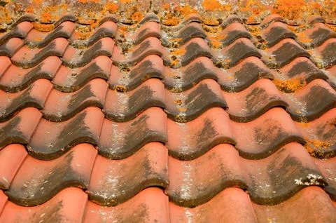 Roofing tiles Stock Photos