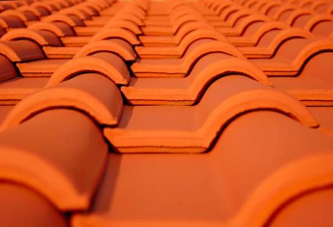Roofing tiles Stock Photos