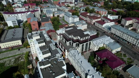 Roofs of buildings Stock Footage 217585351