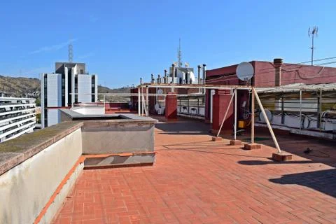 Roofs of buildings Stock Photos