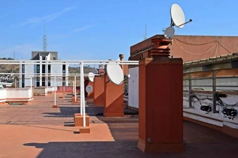 Roofs of buildings Stock Photos