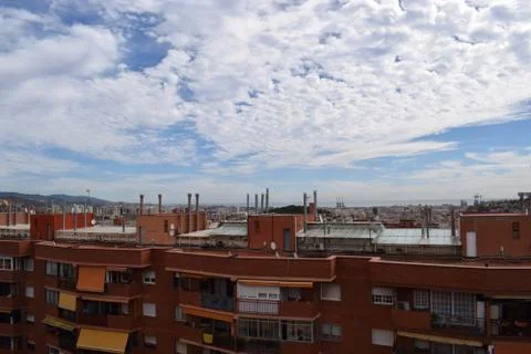 Roofs of buildings Stock Photos