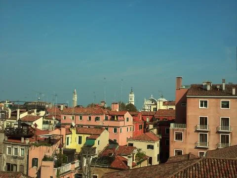 Roofs of City Stock-Fotos