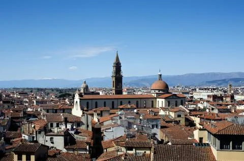Roofs of Firenze Stock Photos