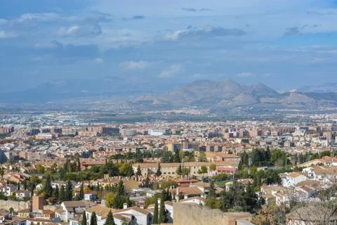 The roofs of Granada. Stock Photos