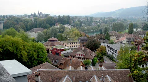 Roofs of Houses Stock Footage 32190419
