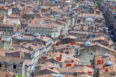 Roofs of old town Stock Photos