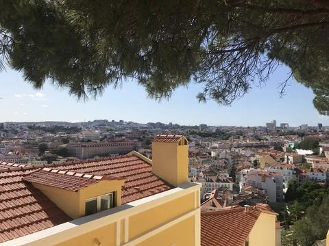 Roofs of the old town Stock Photos