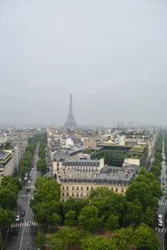 Roofs of Paris. Stock Photos