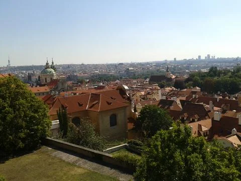 Roofs of Prague Stock Photos