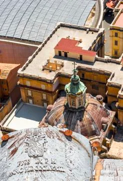 The roofs of Rome Stock Photos