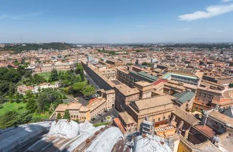 The roofs of Rome Stock Photos