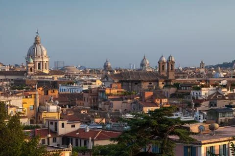 Roofs of Rome Stock Photos