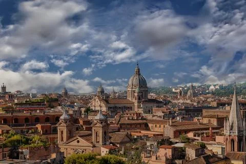 Roofs of Rome Foto stock