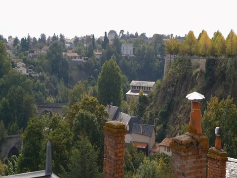 Roofs of Thouars Stock Footage 80865631