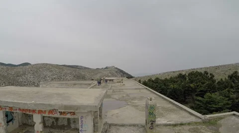 Rooftop of an Abandoned Building Stockbeeldmateriaal 46180597