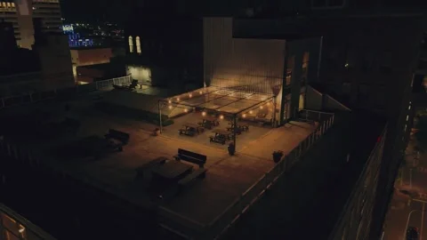 Rooftop Deck - Syracuse, NY Video stock 336469677