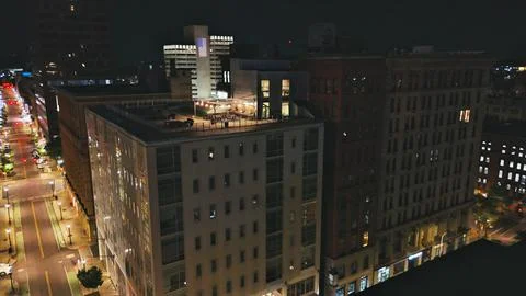 Rooftop Deck - Syracuse, NY 库存照片