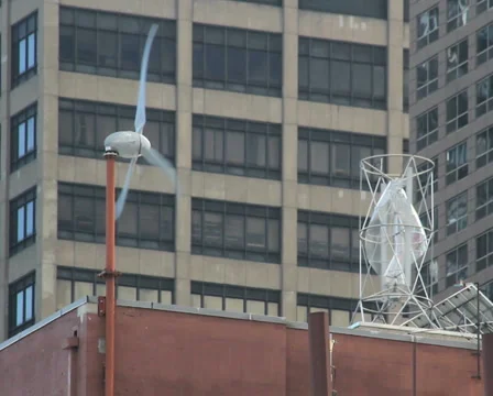 Rooftop Energy 2 Shots Stock Footage 923855