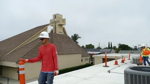 Rooftop Stock Footage 123624882