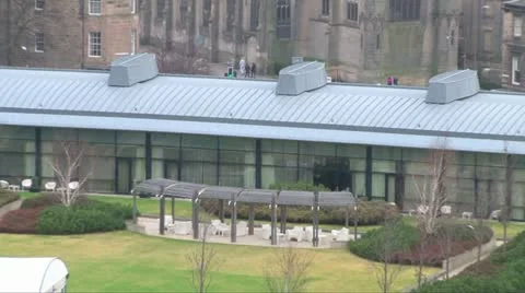 Rooftop Garden Stock Footage 10885067