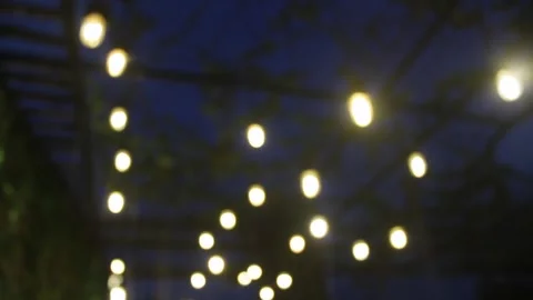 Rooftop hanging light  view 스톡 동영상 164090959