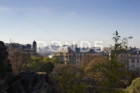 Rooftop Paris Stock Photos