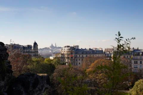Rooftop Paris Stock Photos