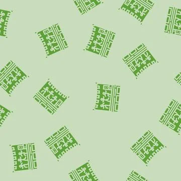 Rooftop party summer spend time glyph vector seamless pattern 스톡 일러스트
