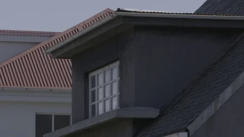 Rooftop, Reykjavik Stock Footage 74168438