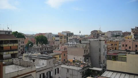 Rooftop in Rome Stock Footage 157298790