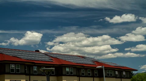 Rooftop Solar  Video stock 61744427