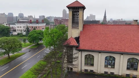 Rooftop - Syracuse, NY Stock Footage 336350495