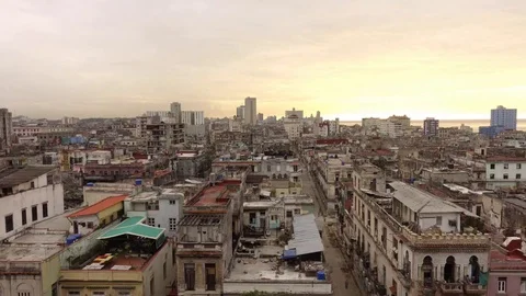 Rooftop timelapse Havana, Cuba Stock Footage 91892586