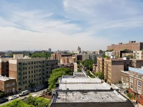 Rooftop View Of The Bronx 写真素材