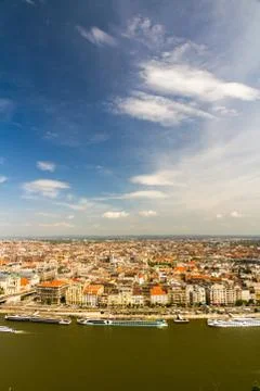 Rooftop view of Budapest Stock Photos