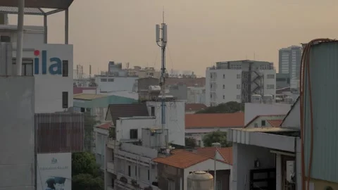 Rooftop View of Ho Chi Minh City – Feb 26 Stock Footage 303038875