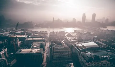 Rooftop view of London Stock Photos