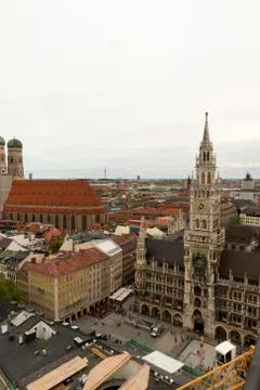 Rooftop view of Munich. Stock Photos