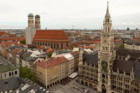 Rooftop view of Munich. Foto stock