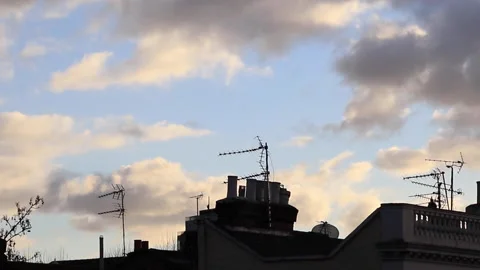 Rooftop Views in London Stock Footage 169438891