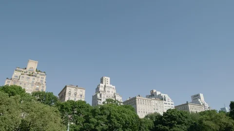 Rooftops around Central Park, New York Video stock 108674262