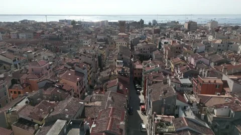Rooftops of Chioggia Video stock 208305627