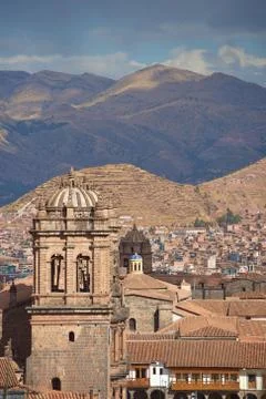 Rooftops of Cusco Stock Photos