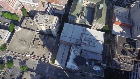 Rooftops in downtown Atlanta Video stock 90621848